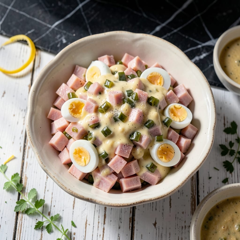 Heavenly Ham Salad Recipe Copycat: Sweet and Tangy Creamy Blend