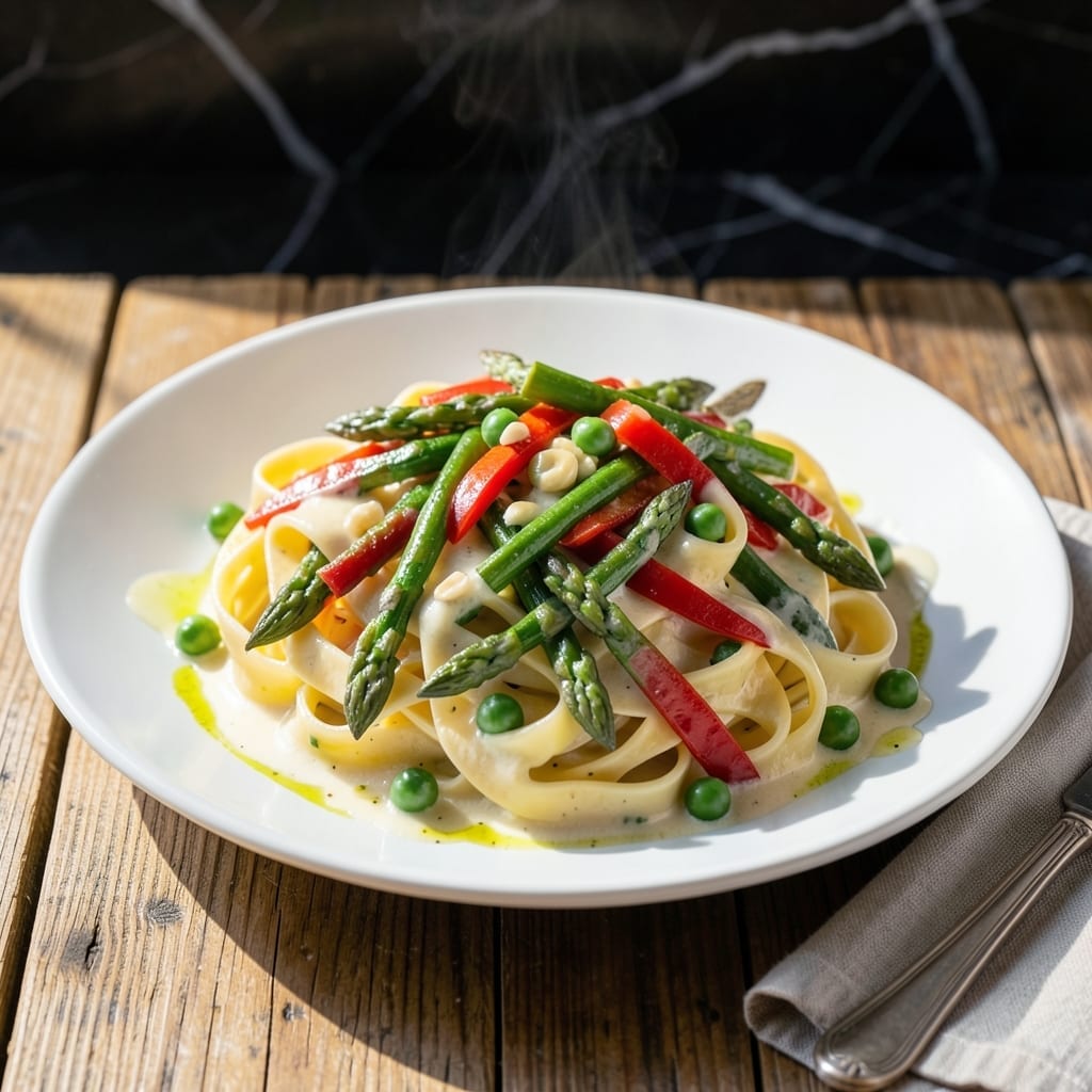 Pasta Primavera Recipe Cream: Spring Vegetables in a Silky Sauce