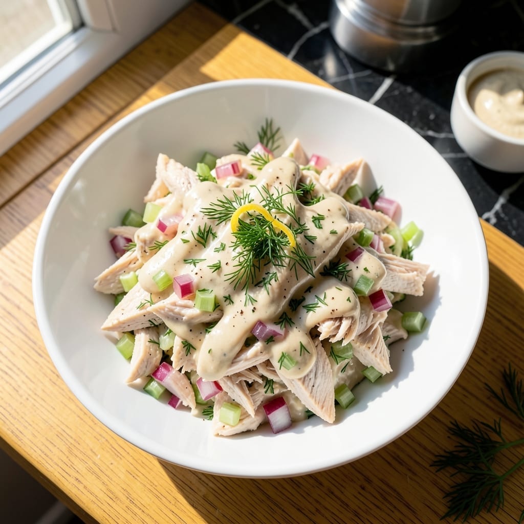 Chicken Salad Recipe With Ranch Dressing: Creamy Herb-Infused Lunch Classic