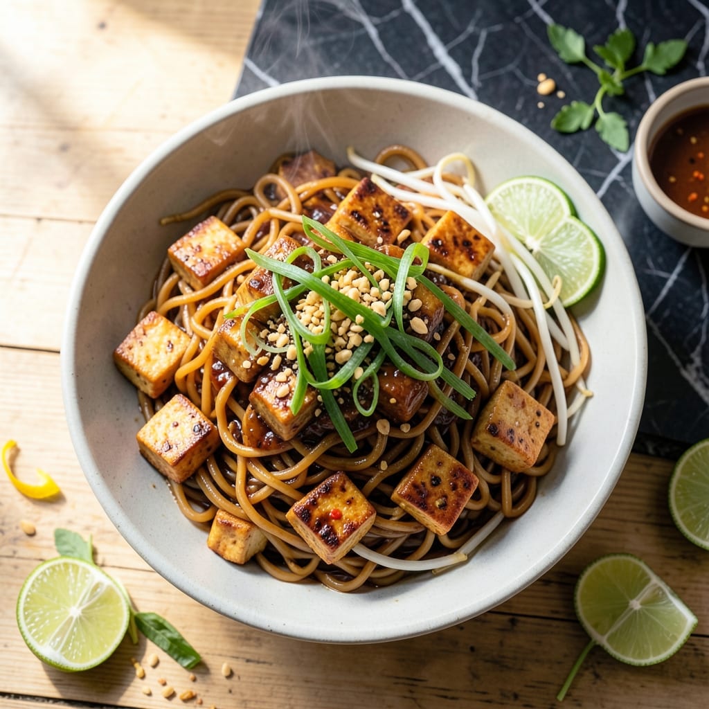 Pad Thai Recipe Without Fish Sauce: Tangy Tamarind Noodles with Peanuts