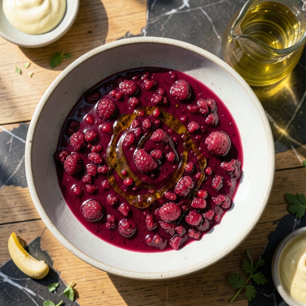 Raspberry Salad Dressing Recipe Rice Vinegar: Bright Berry Tang With Japanese Flair