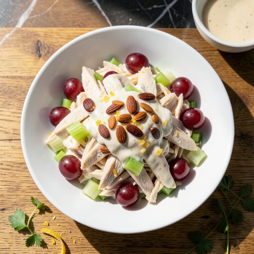 Chicken Salad Recipe With Sour Cream and Grapes: Sweet Crunch Meets Tangy Cream