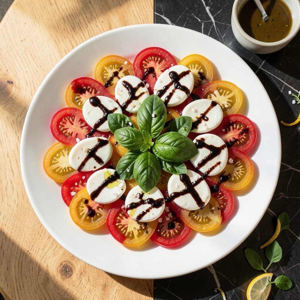 Caprese Salad Recipe Balsamic: Fresh Mozzarella and Tomato Harmony
