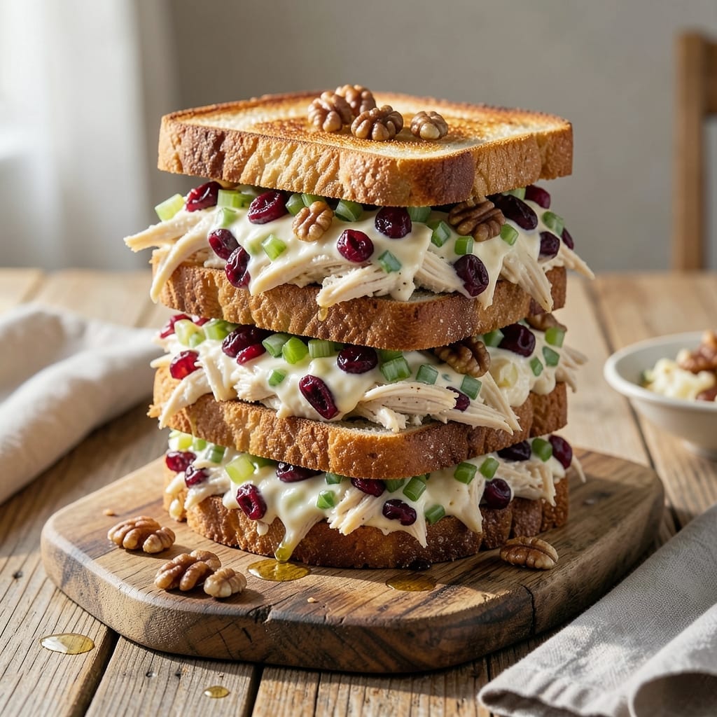 Chicken Salad Sandwich Recipe With Cranberries Walnuts
