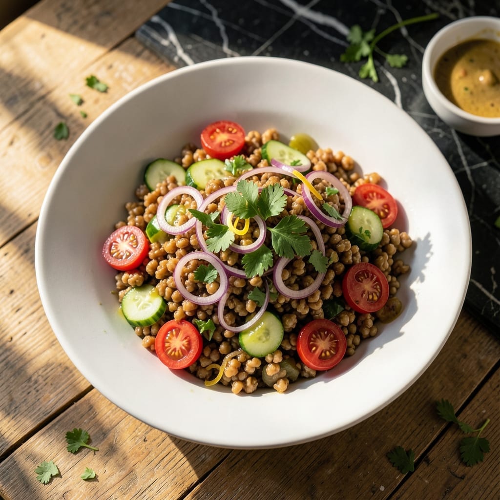 Farro Salad Recipe Giada: Nutty Grain Bowl With Lemon-Herb Dressing Farro Salad Recipe Giada: Nutty Grain Bowl With Lemon-Herb Dressing