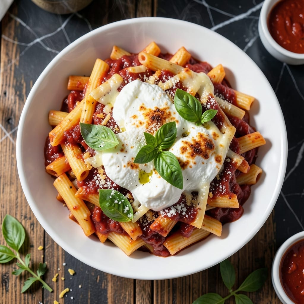 Baked Ziti Pasta Recipe Ricotta Cheese: Three-Cheese Layers of Comfort