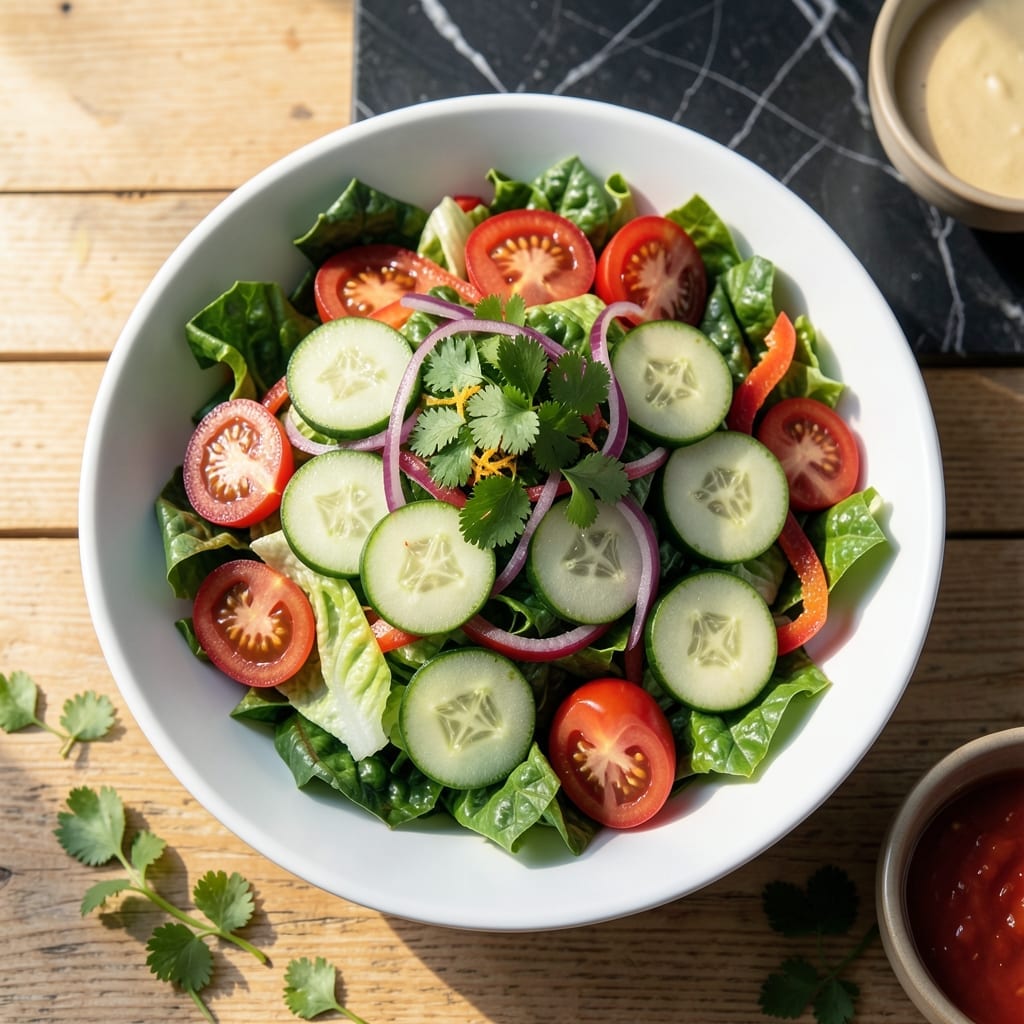 Veg Salad Recipe For Weight Loss: Low-Calorie Crunch With Fresh Herbs