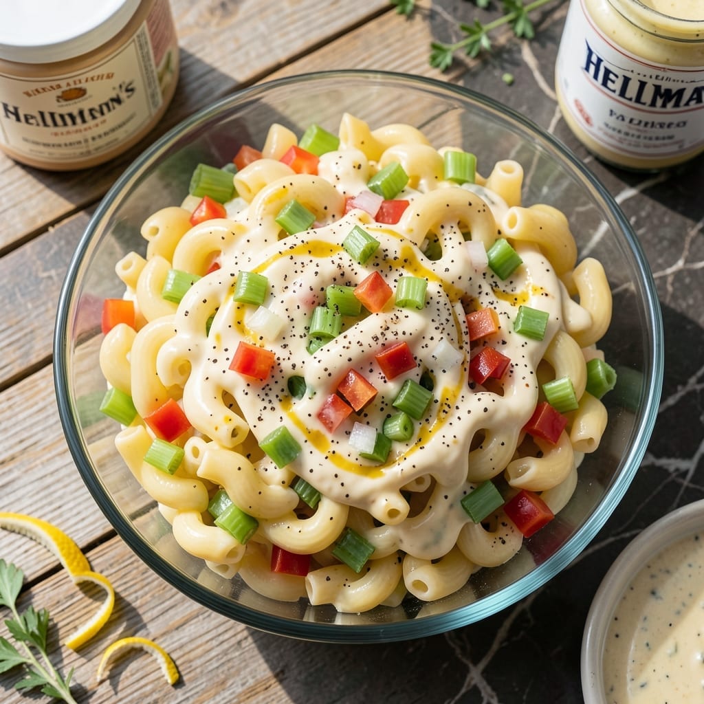 Hellmann's Macaroni Salad Recipe on Jar: Classic Creamy Side Straight From the Lid