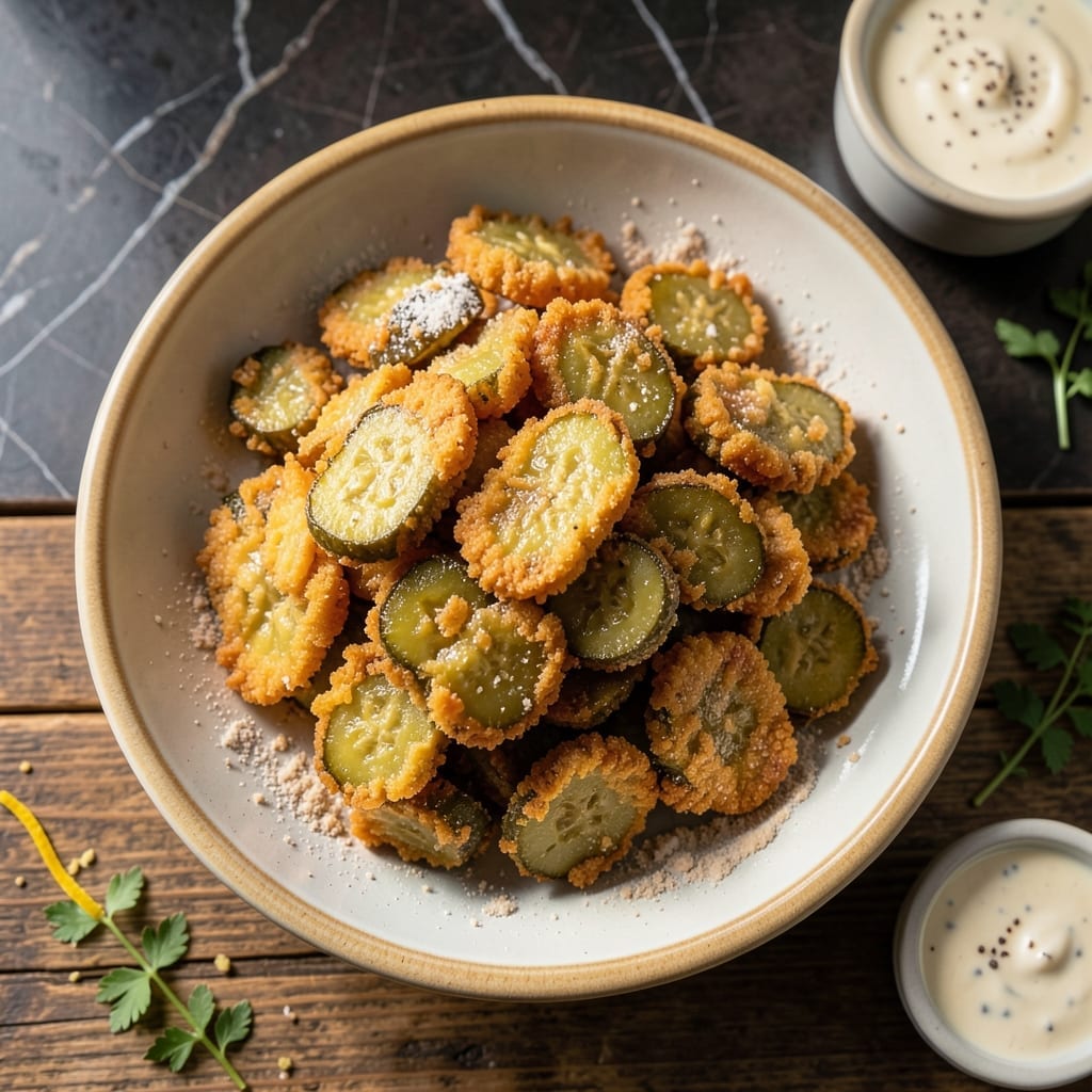 Fried Pickle Recipe Cornmeal: Crunchy Coating With Zesty Dill Kick