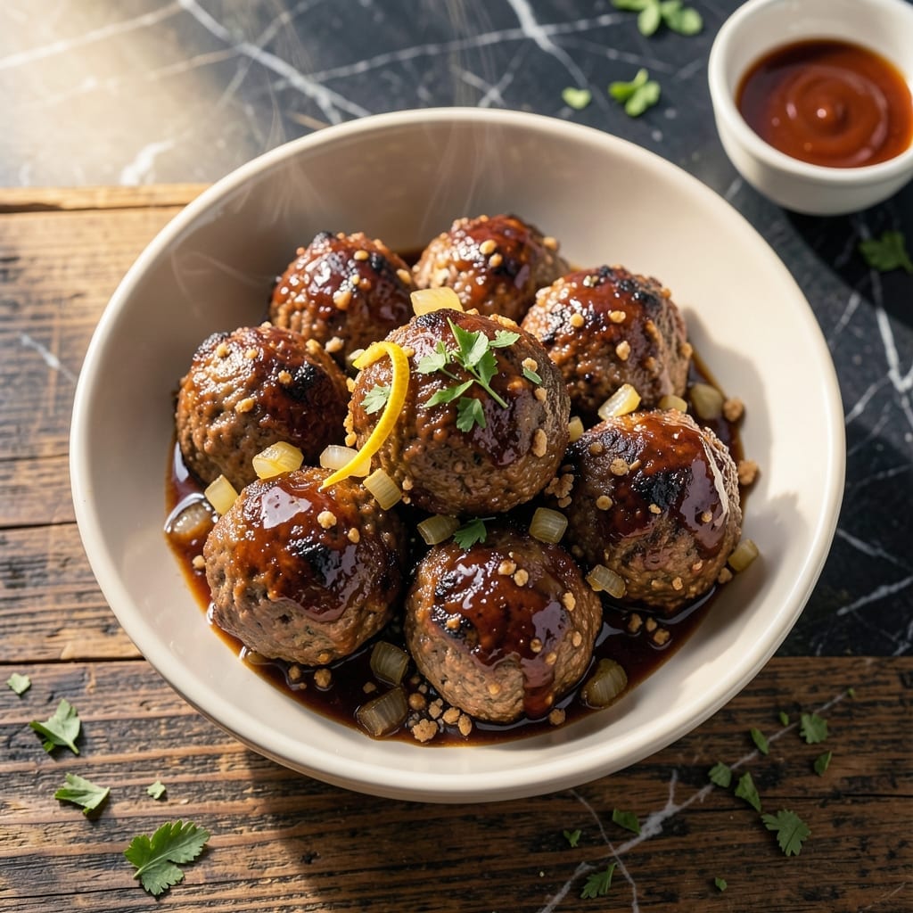 BBQ Meatballs Recipe Oven: Smoky Sweetness With Caramelized Glaze