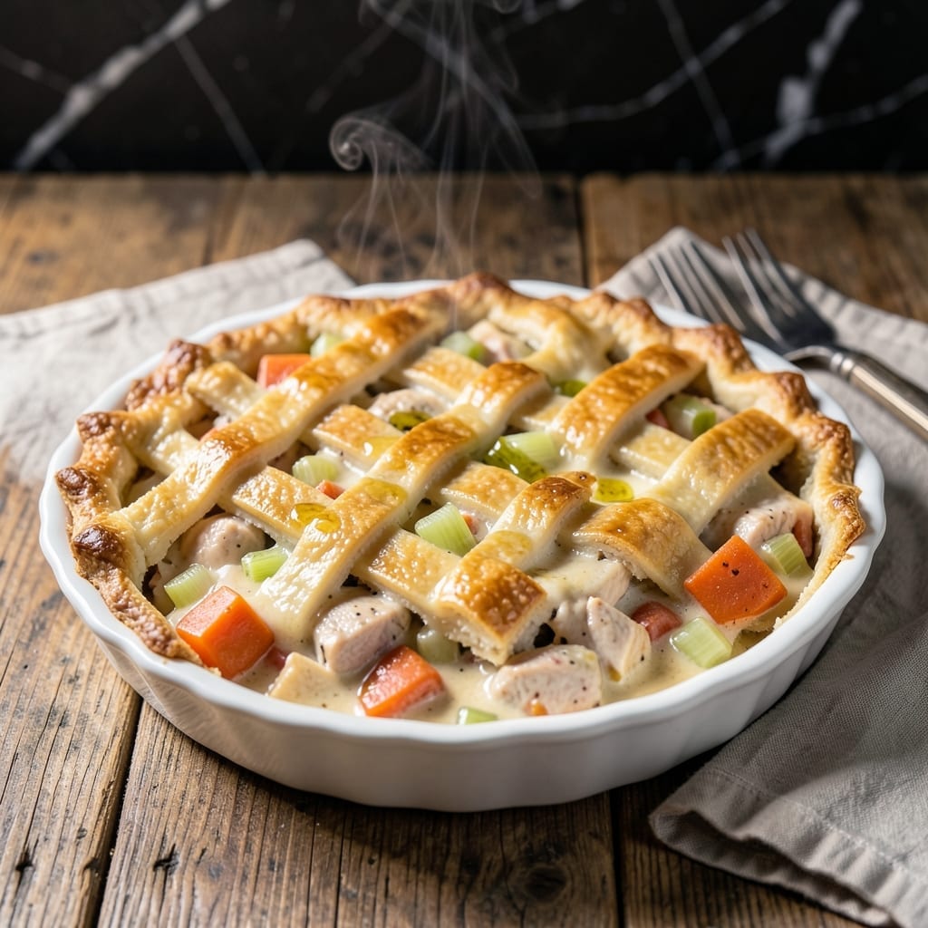 Paula Deen's Homemade Chicken Pot Pie Recipe: Buttery Crust Hugging Savory Filling