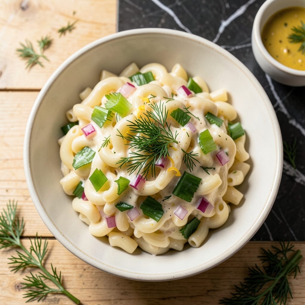 Macaroni Salad Recipe Natasha's Kitchen: Creamy Dill and Veggie Delight