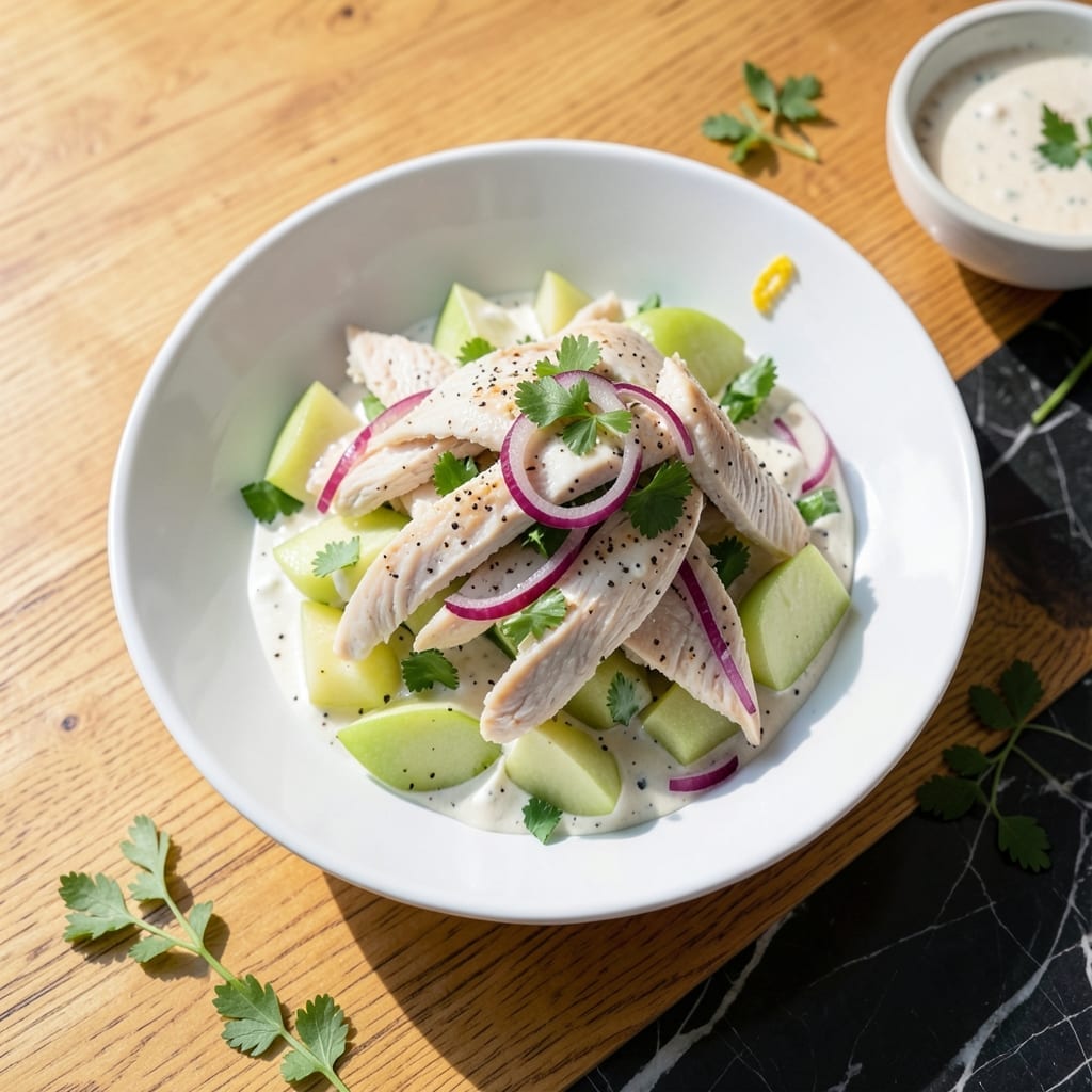 Chicken Salad Recipe With Green Apples: Sweet Crunch in a Creamy Bowl