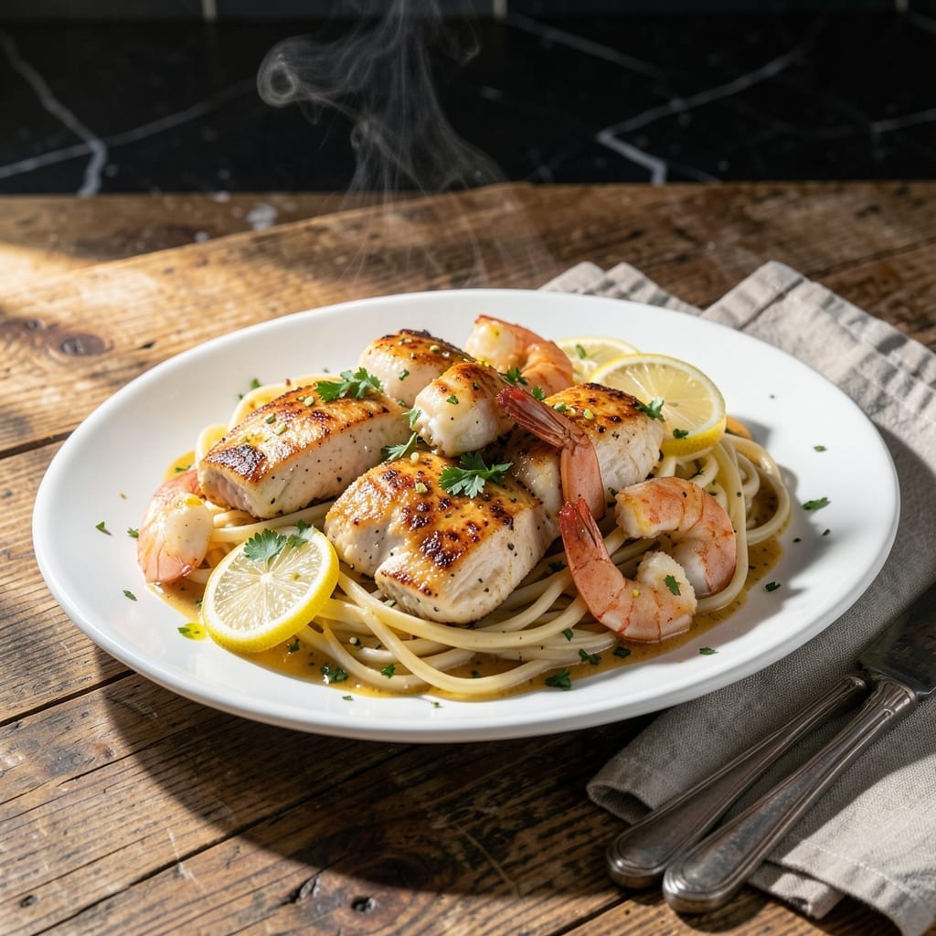 Olive Garden Chicken Scampi Recipe Without Wine: Garlic-Butter Sauce With Lemon Zest