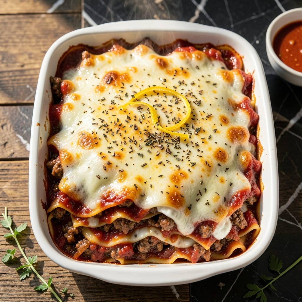 Freezer Lasagna Recipe No Cook Noodles: Make Ahead Cheesy Layers