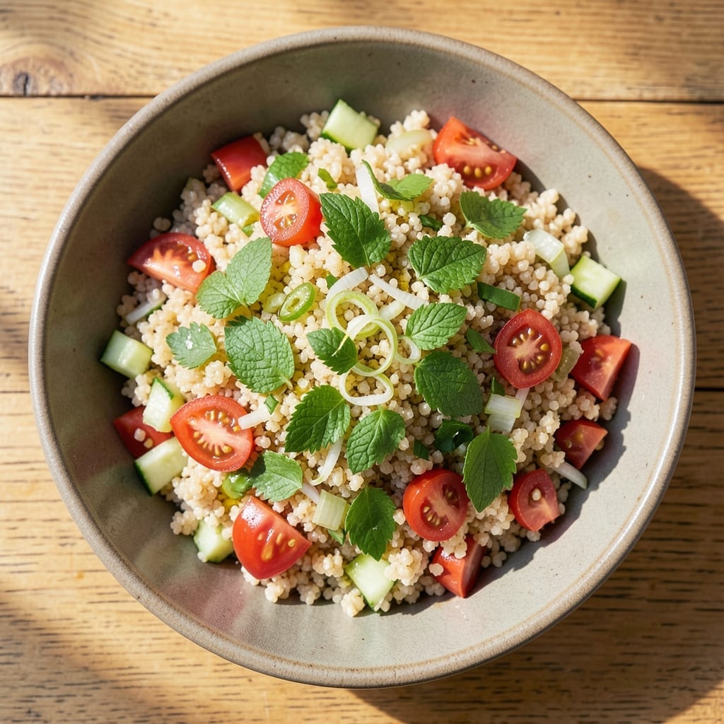 Recipe Tabouli Salad Bulgur: Zesty Parsley and Lemon Freshness