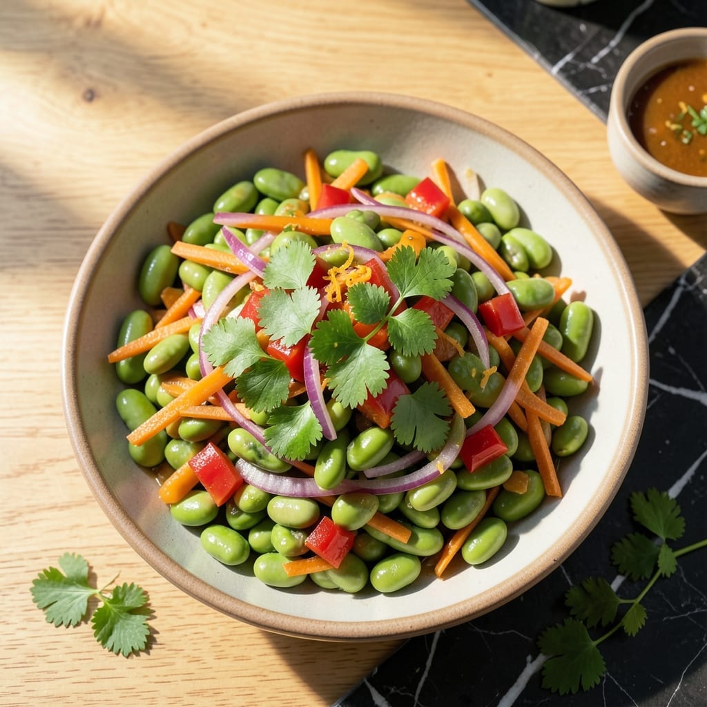 Edamame Bean Salad Recipe UK: Sesame-Ginger Crunch With Fresh Herbs