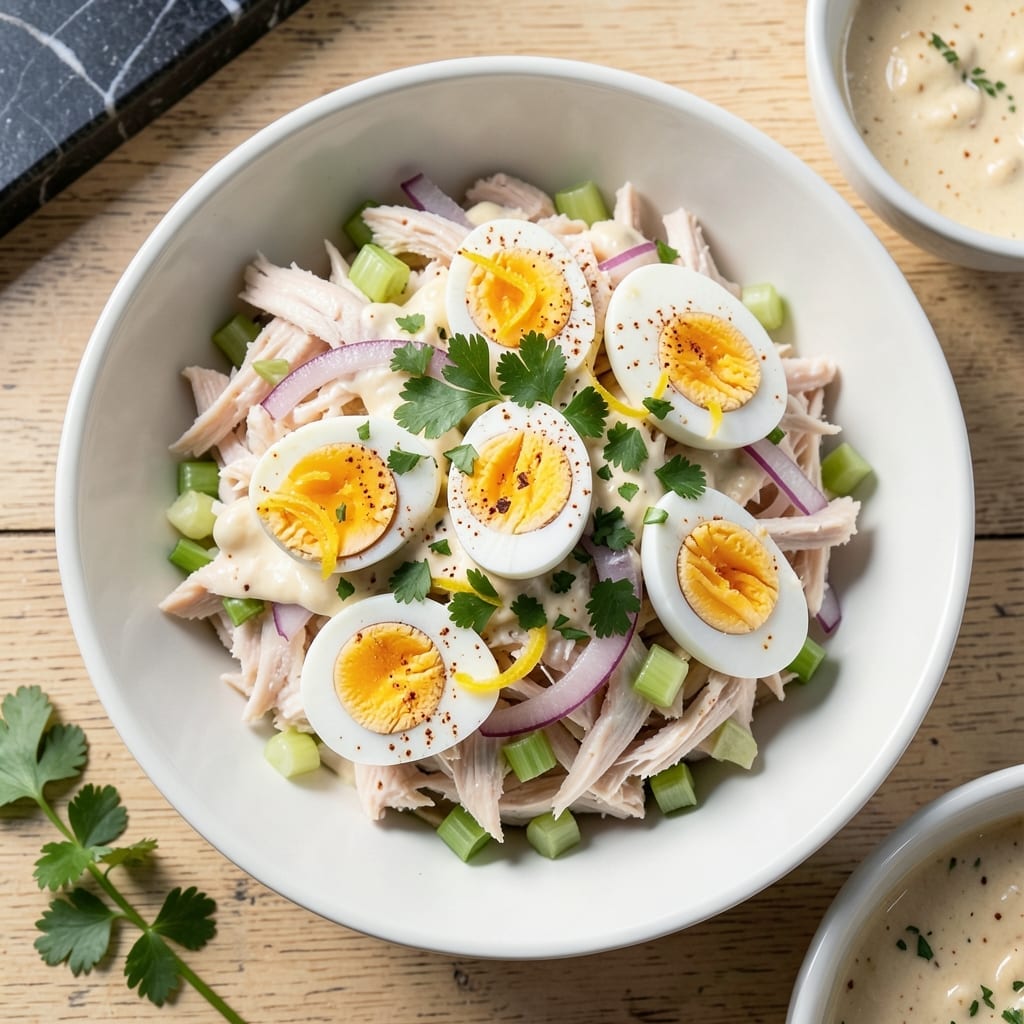 Turkey Salad Recipe With Eggs And Mayonnaise: Classic Creamy Picnic Protein