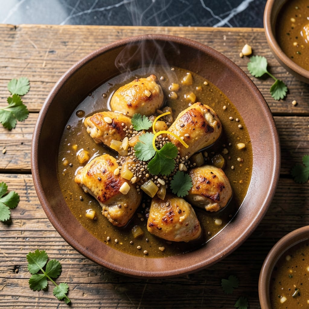 Garlic Chicken Curry Recipe Indian: Aromatic Spices in Creamy Sauce