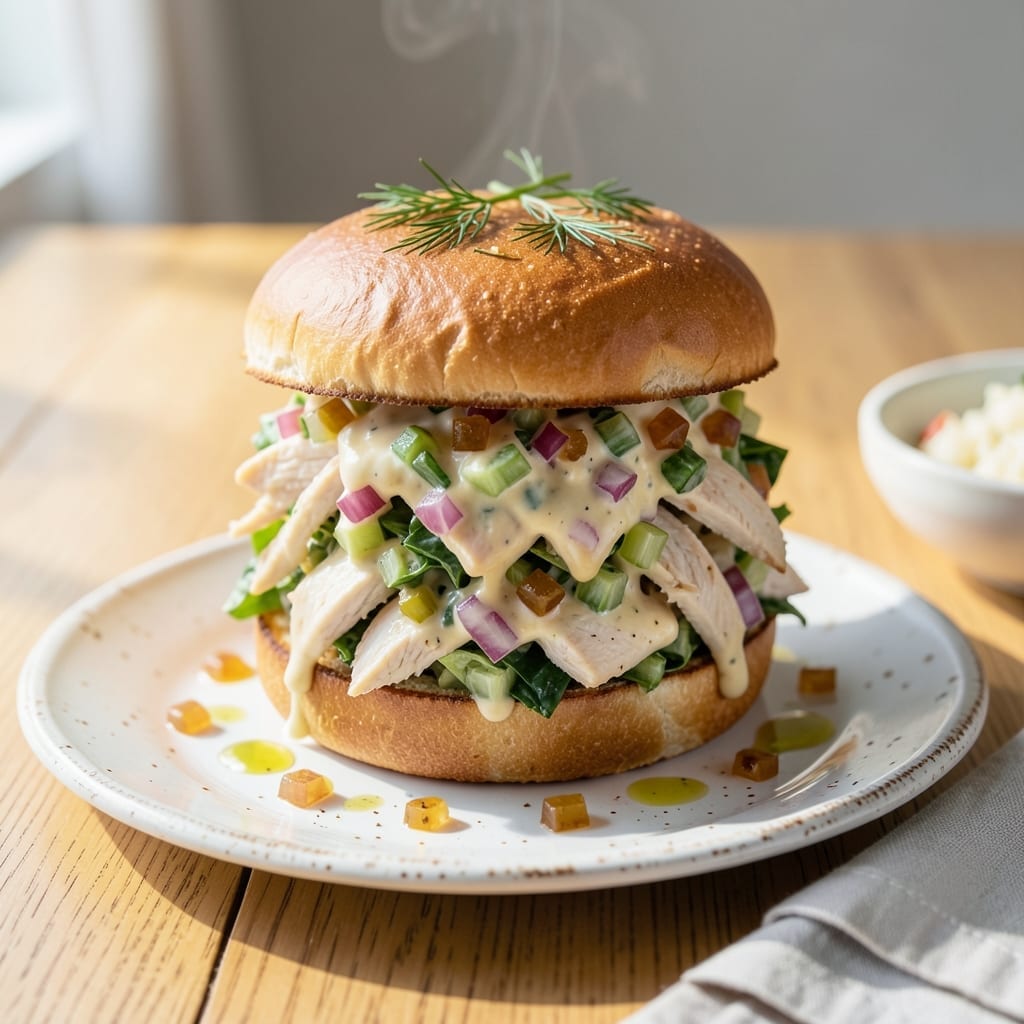 Chicken Salad Sandwich Recipe Youtube
