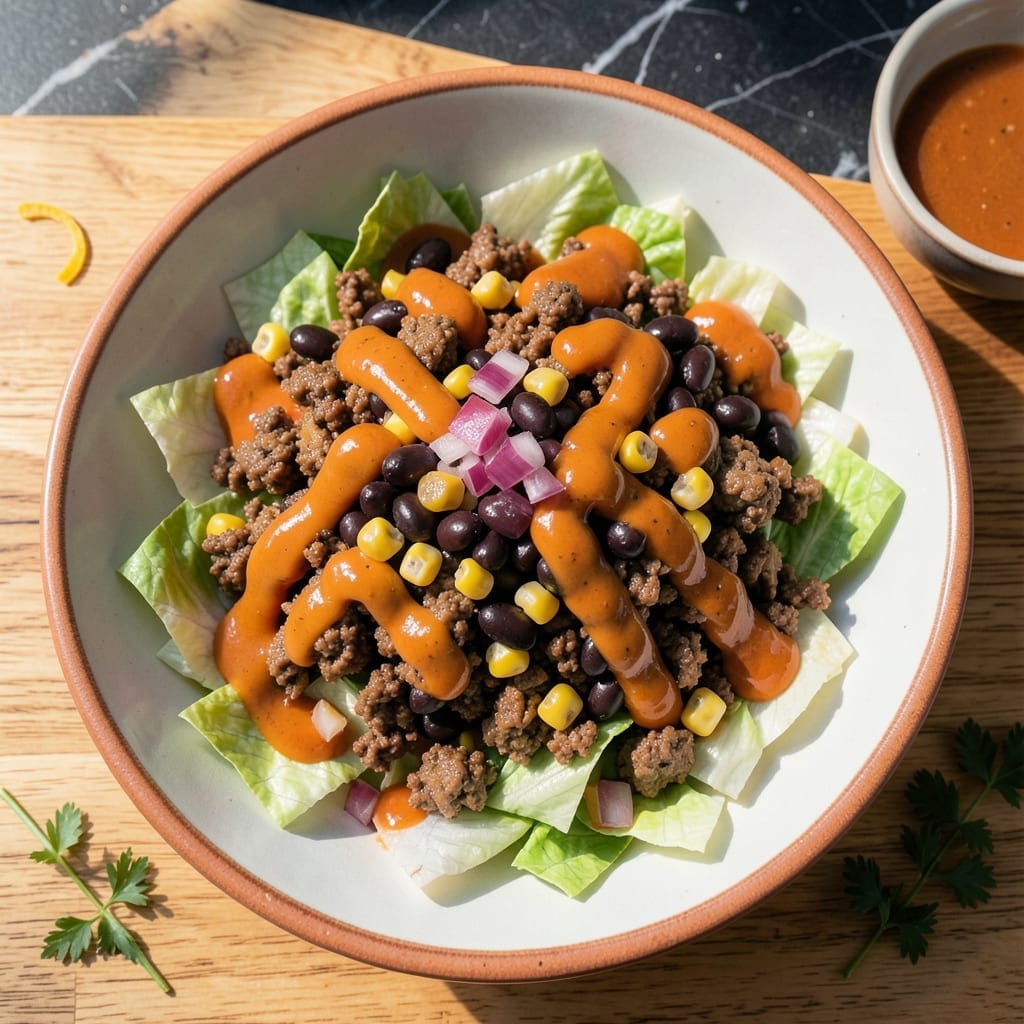 Taco Salad Recipe Using Catalina Dressing: Tex-Mex Crunch in Every Bite Taco Salad Recipe Using Catalina Dressing: Tex-Mex Crunch in Every Bite