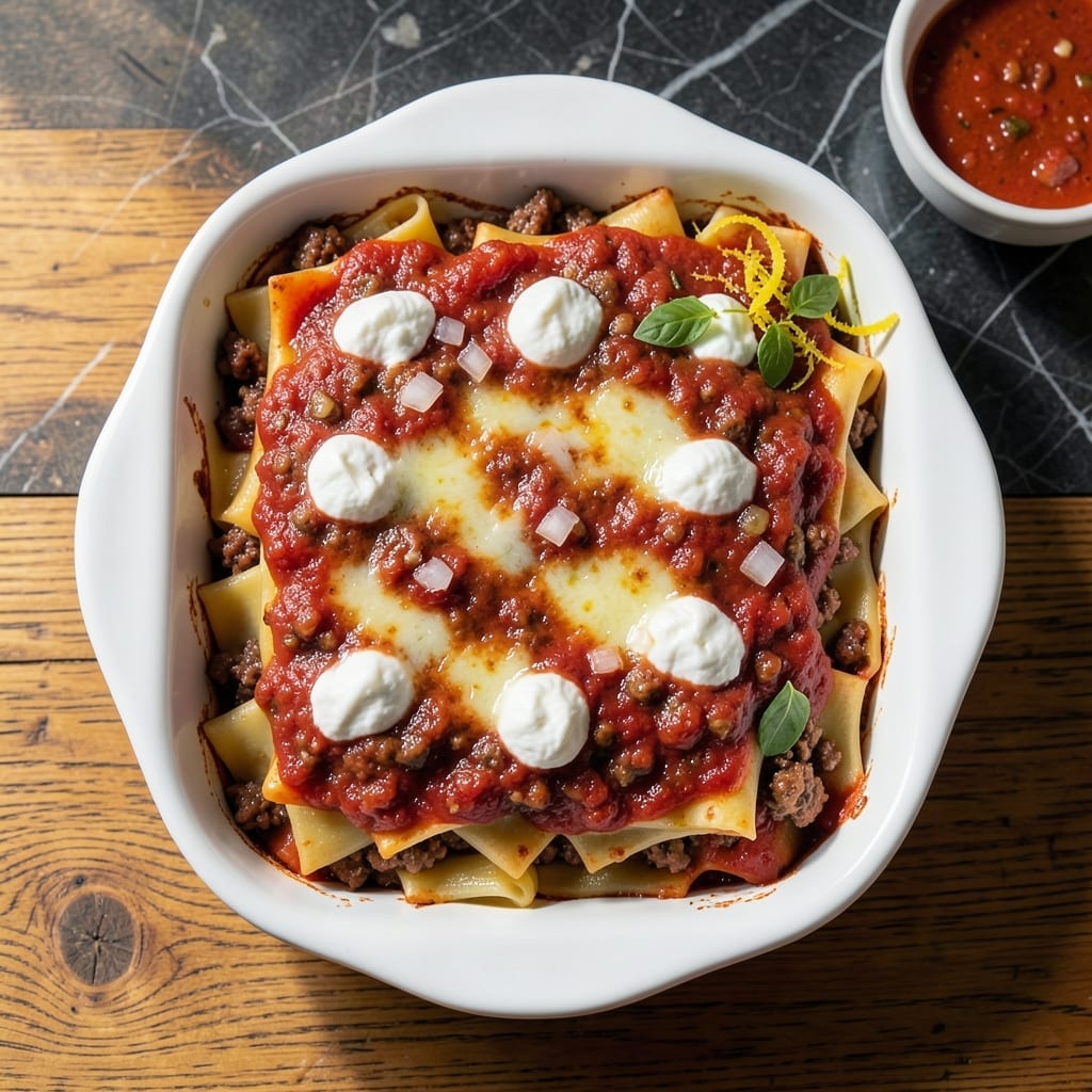 Lasagna Recipe With Oven Ready Noodles: No-Boil Layers of Cheesy Bliss