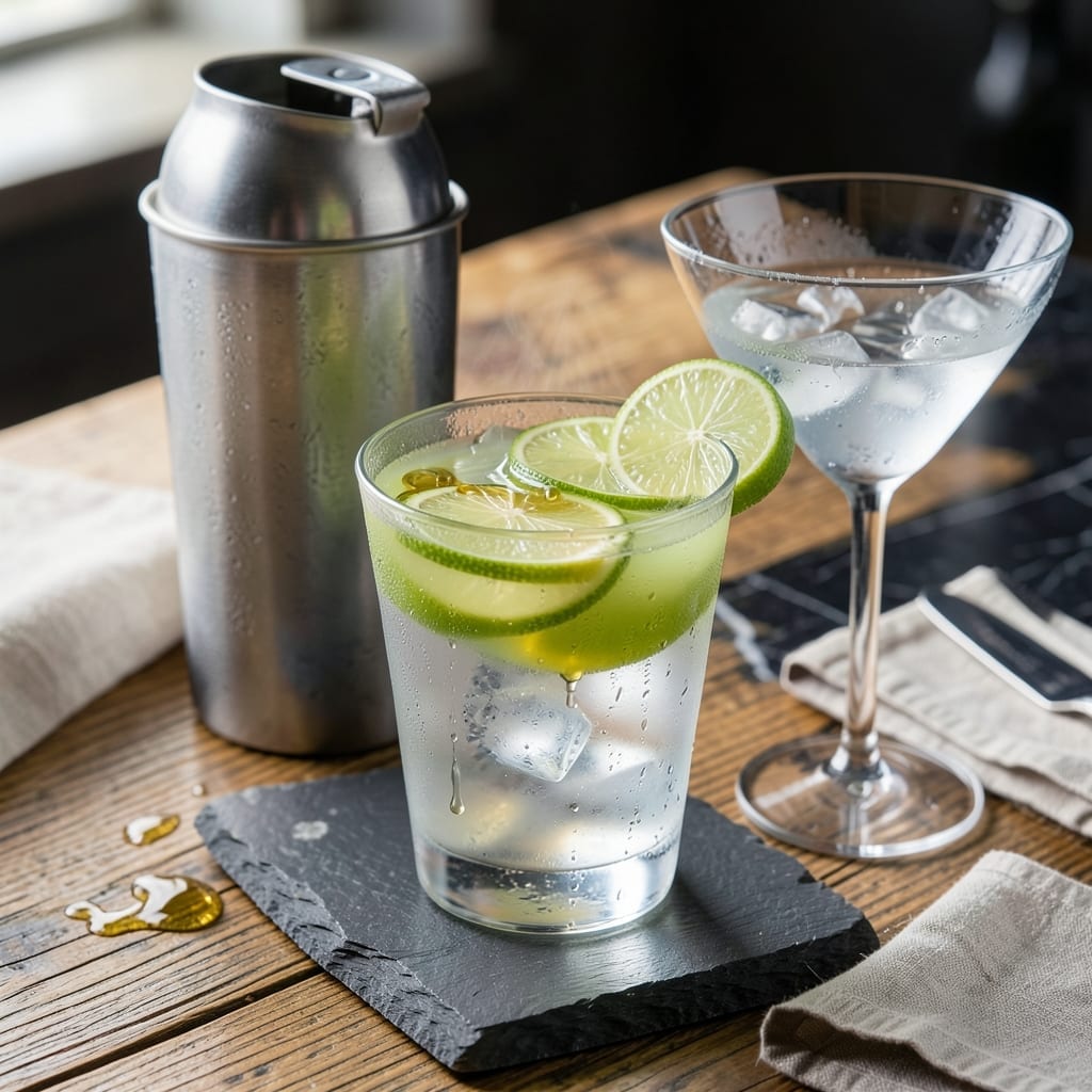Gimlet Drink Recipe Vodka: Classic Lime Refreshment Shaken to Perfection