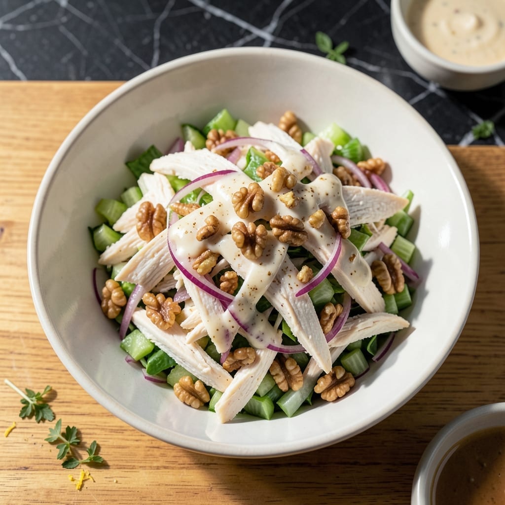 Chicken Salad Recipe With Walnuts: Nutty Crunch and Creamy Blend Chicken Salad Recipe With Walnuts: Nutty Crunch and Creamy Blend