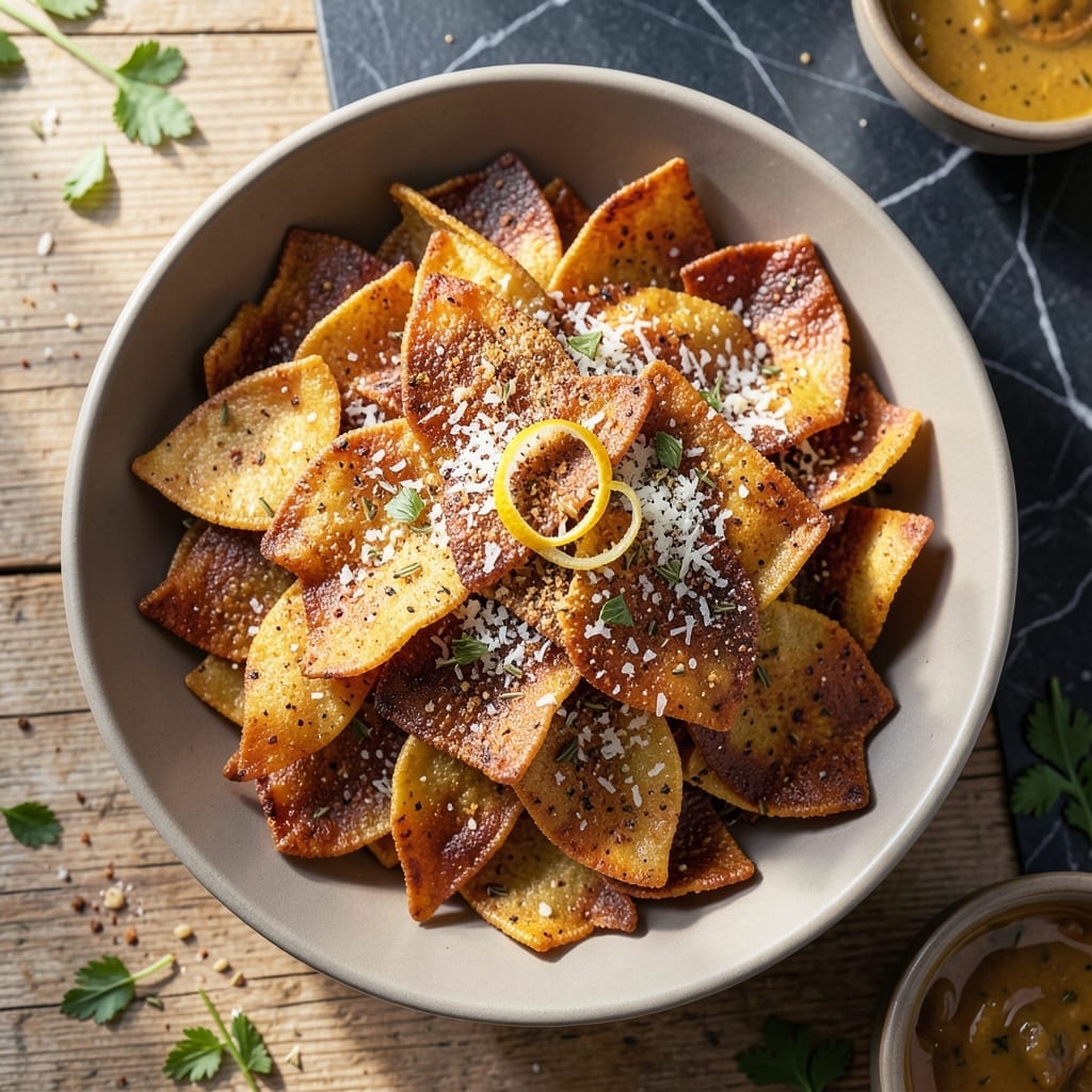 Pasta Chips Recipe Cooking Hack