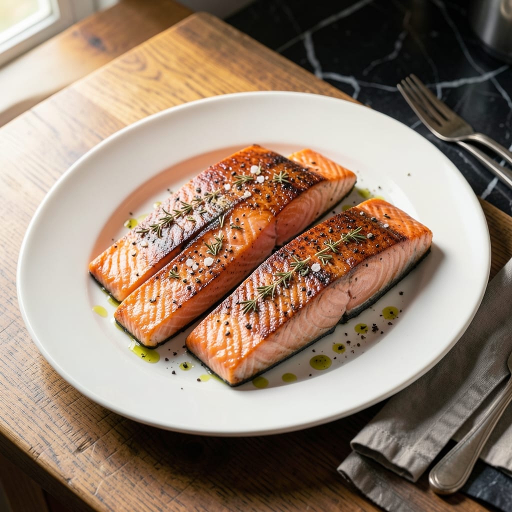 Oven Baked Salmon Recipe With Skin: Flaky Flesh and Crisp Edges Without Flipping