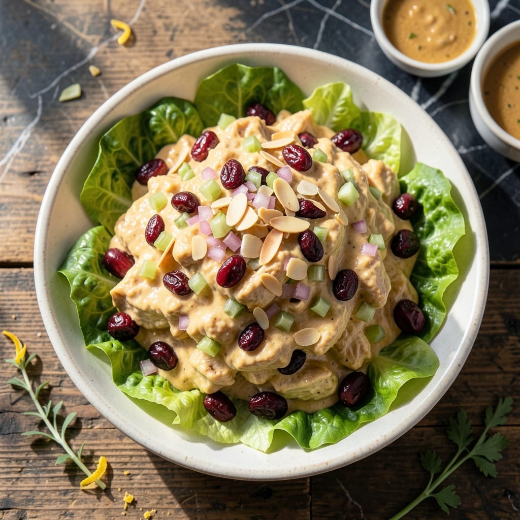Curry Chicken Salad Recipe With Cranberries: Sweet Tart Crunch With Creamy Depth