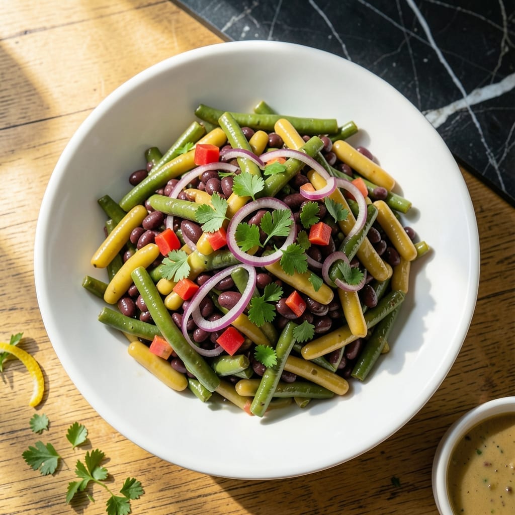 Recipe 3 Bean Salad Best Recipes: Vinegar-Marinated Crunch in a Bowl
