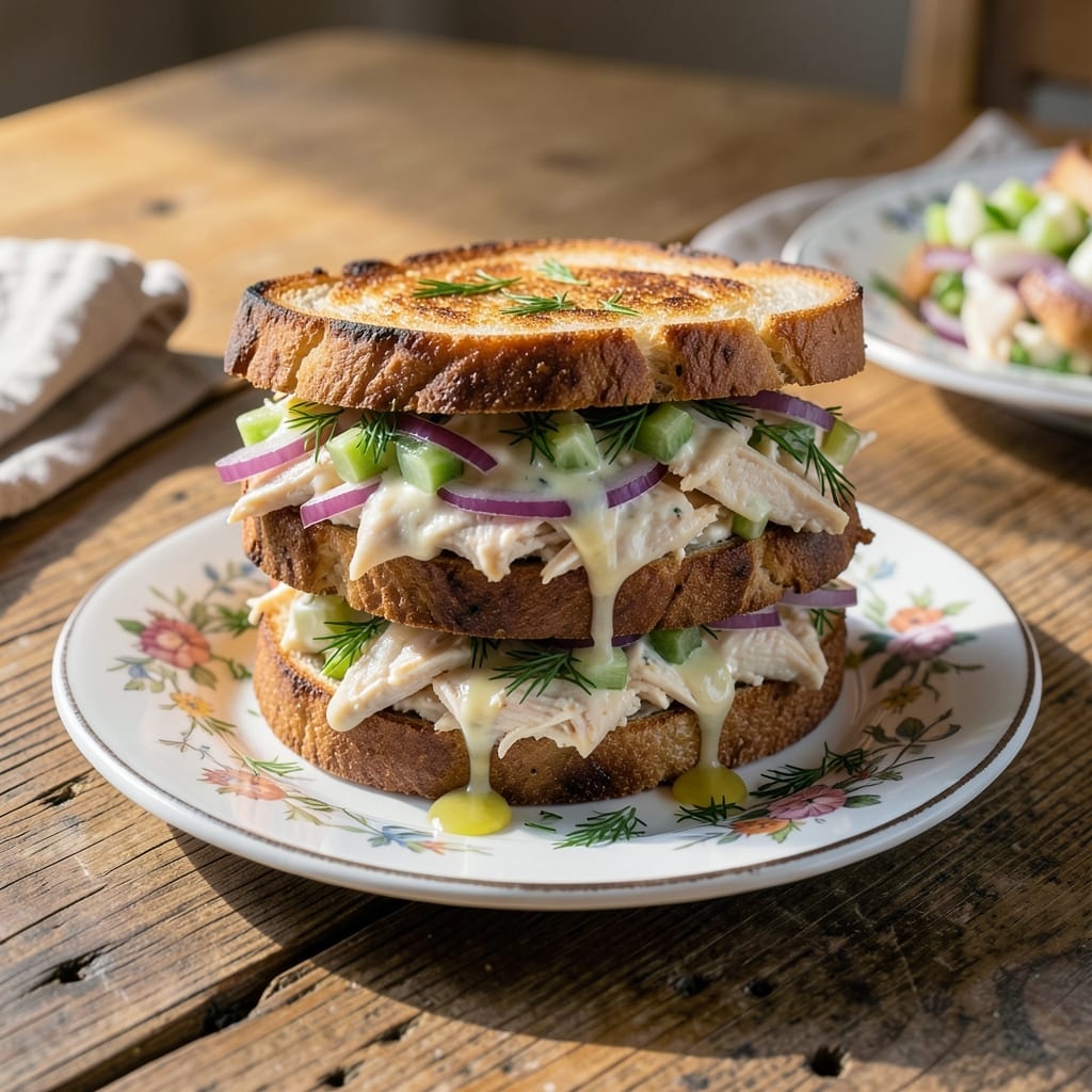 Chicken Salad Sandwich Recipe No Mayo