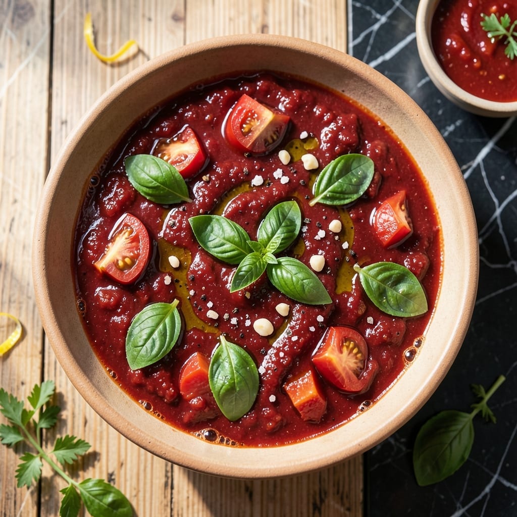 Pizza Sauce Recipe Fresh Tomatoes: Vibrant San Marzano Simmered Smooth