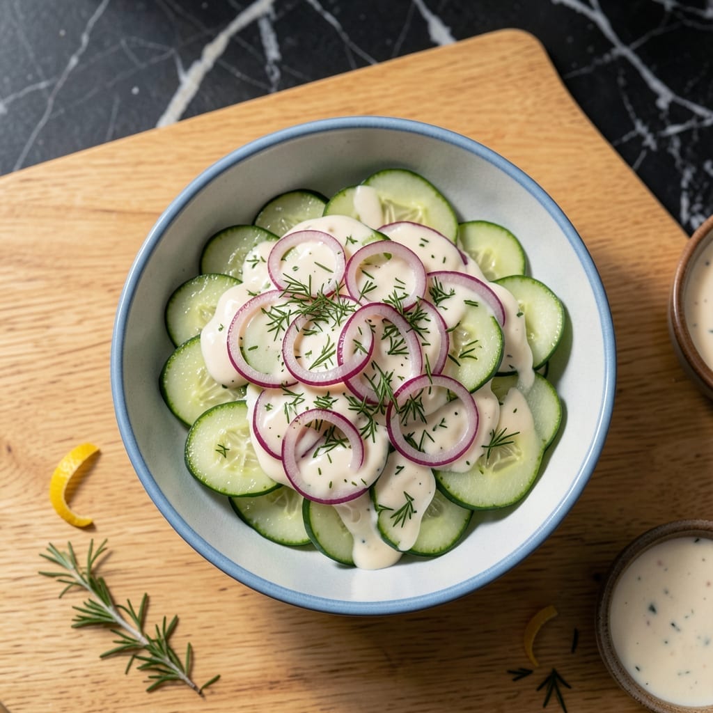 Best Creamy Cucumber Salad Recipe: Cool And Crisp With Fresh Dill