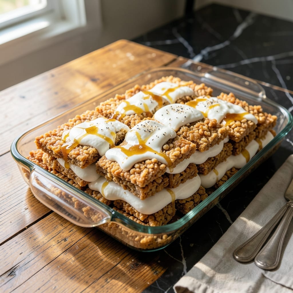 Rice Krispie Recipe With Marshmallow Cream: No-Bake Chewy Squares in Minutes
