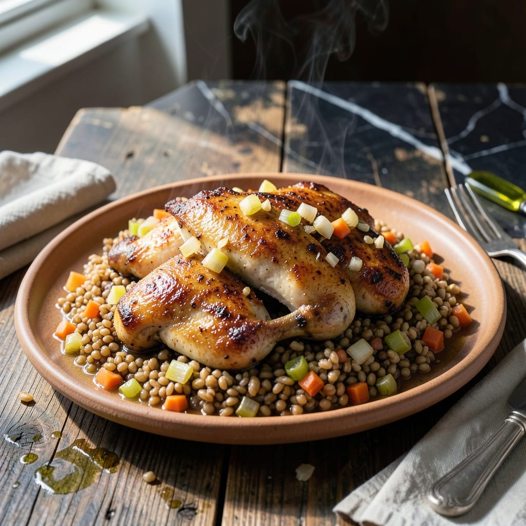 Nature's Recipe Chicken Barley Brown Rice: Wholesome Grain Bowl in One Pot