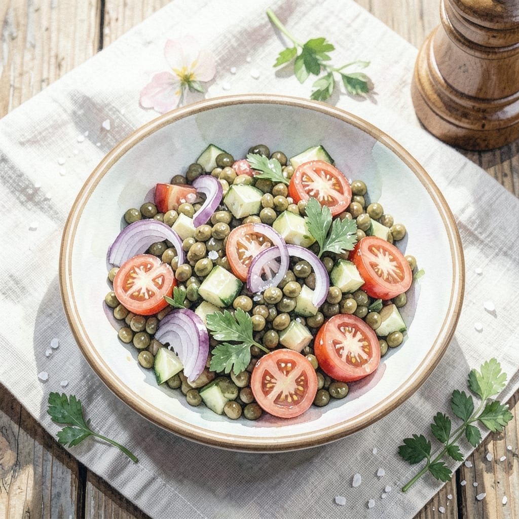 Lentils Salad Recipe Vegetarian: Protein-Packed Mediterranean Freshness