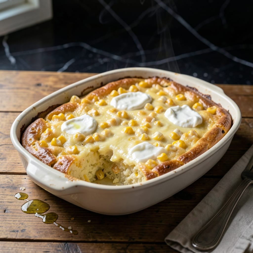 Corn Pudding Recipe Jiffy: Moist Custard With Sweet Kernel Bites