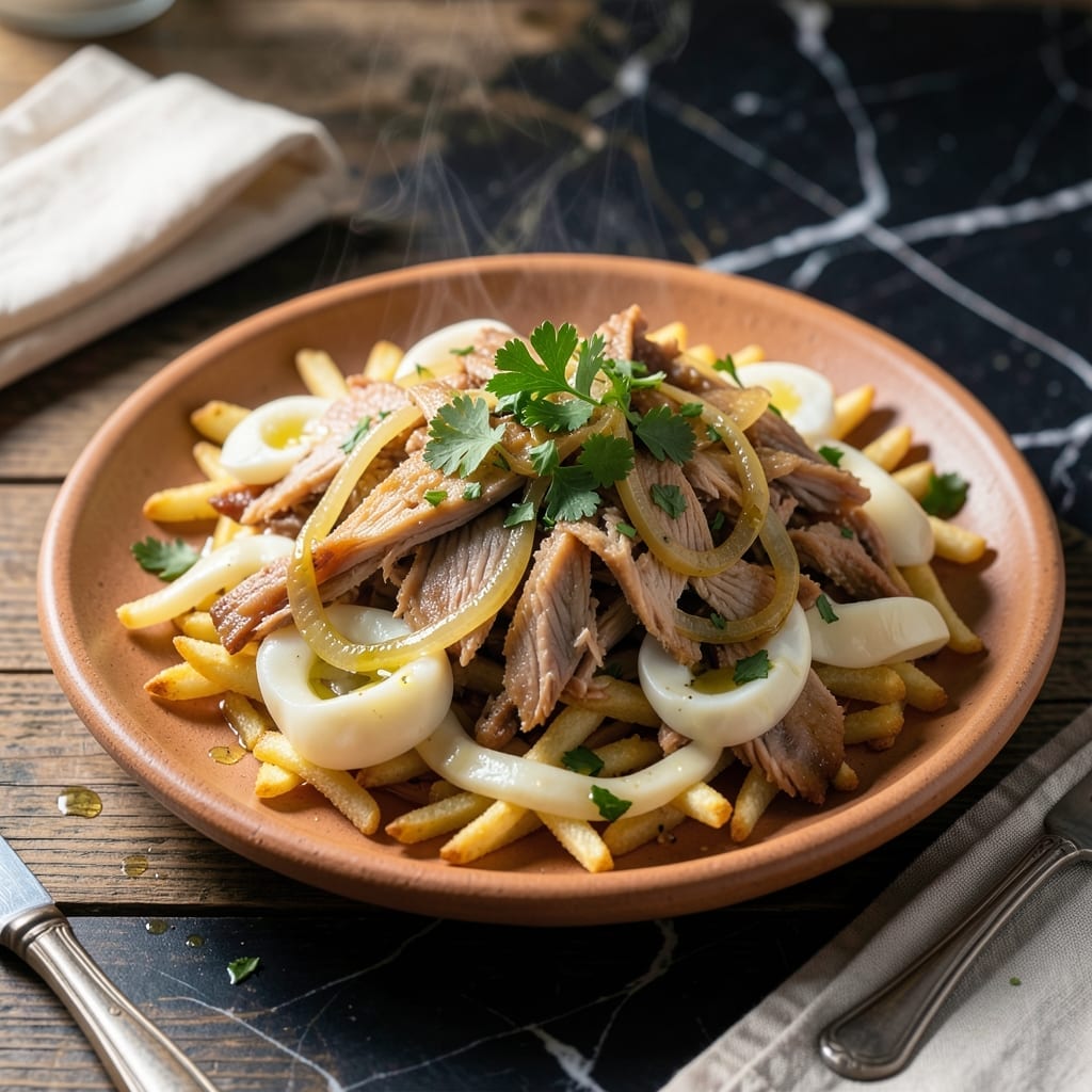 Recipe Bacalhau a Bras: Portuguese Salt Cod and Potato Delight