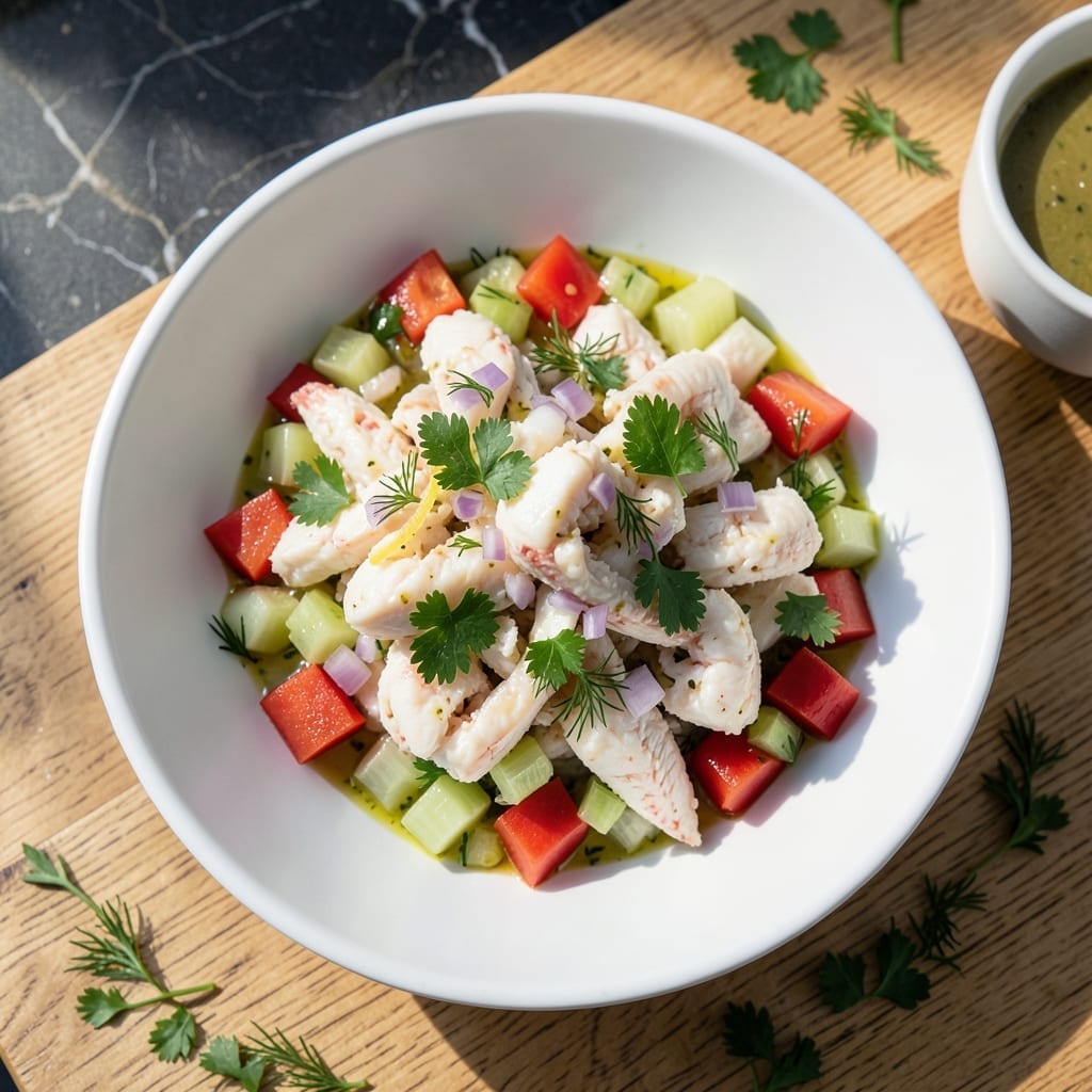 Crab Salad Recipe No Mayonnaise: Zesty Lemon-Herb Freshness