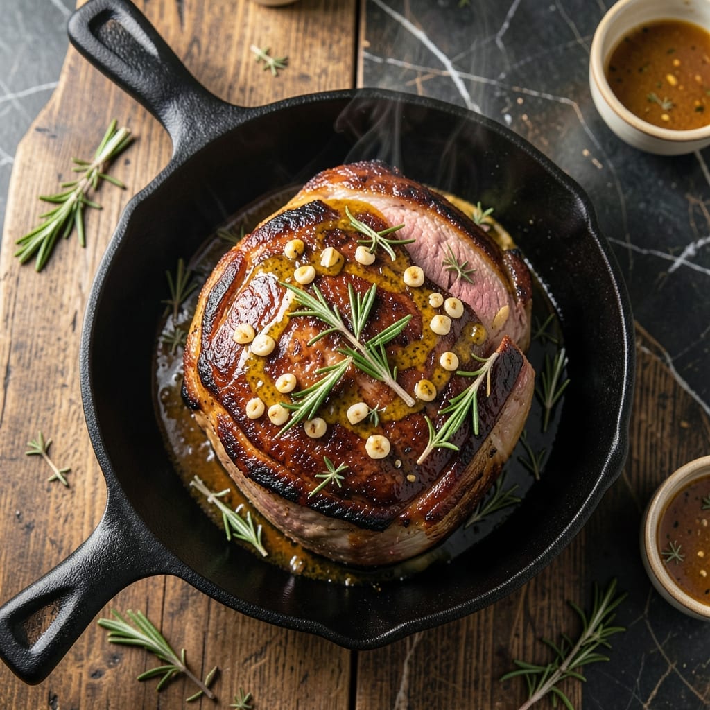 Eye of Round Beef Roast Recipe in Oven: Tender Slices With Garlic-Herb Crust