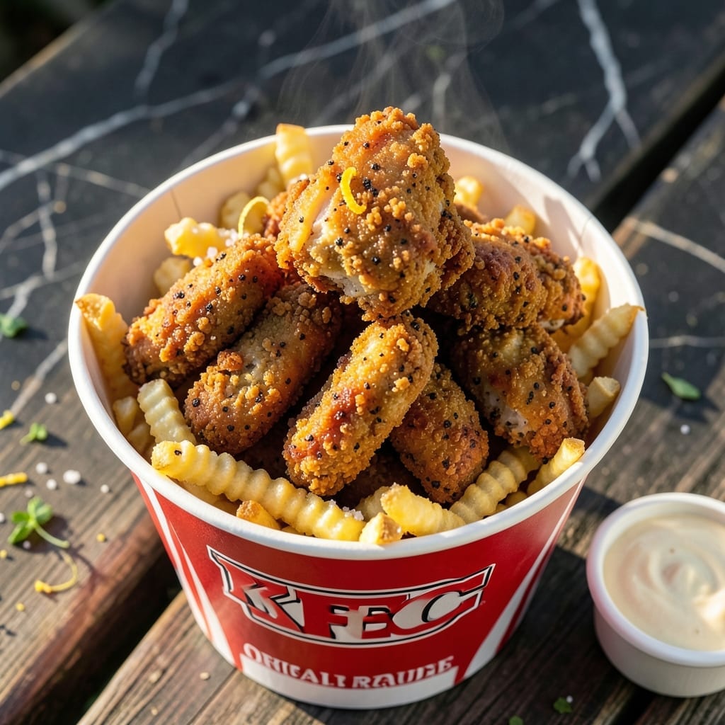 KFC Original Recipe Chicken Tenders: Crispy Coating With Signature Herbs