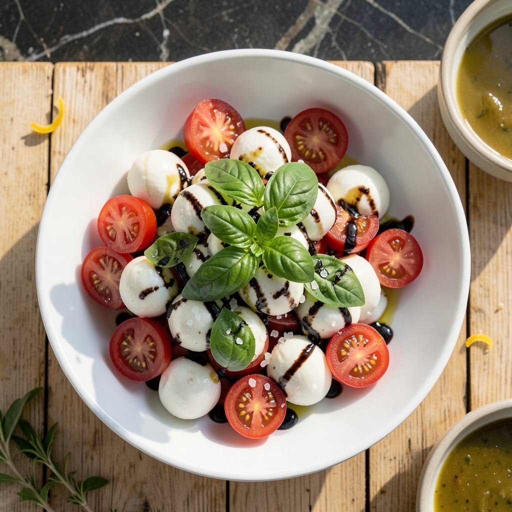 Caprese Salad Recipe Grape Tomatoes: Fresh Mozzarella and Basil Harmony