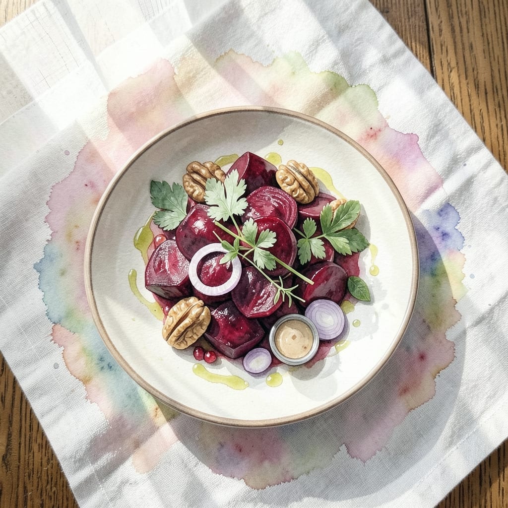 Beet Salad Recipe Without Cheese: Earthy Sweetness With Citrus Zing