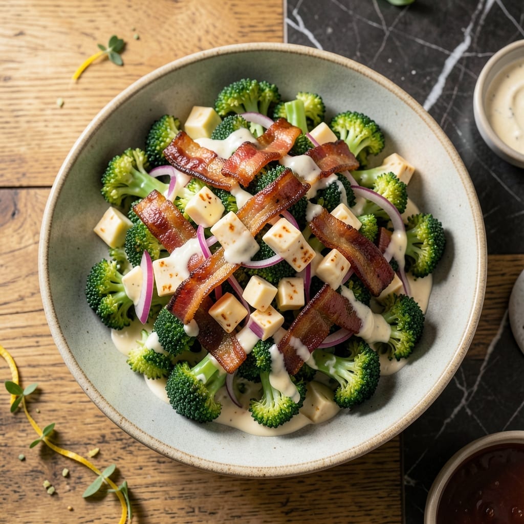 Broccoli Salad Recipe With Bacon: Smoky Crunch and Creamy Harmony