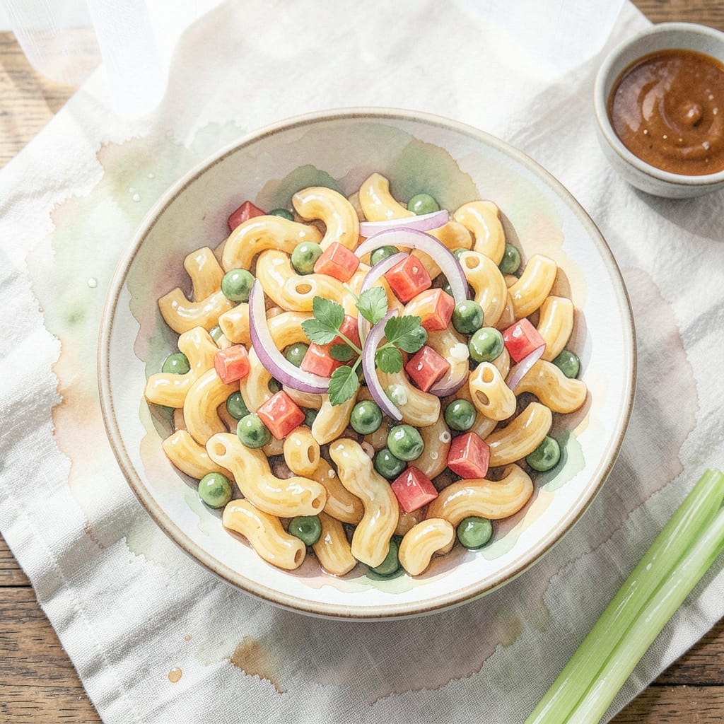Basic Pasta Salad Recipe Mayonnaise: Chilled Creamy Base With Al Dente Bite