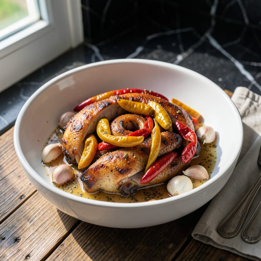 Forgotten Chicken Recipe Crockpot: Slow-Cooked Pepperoncini Zest