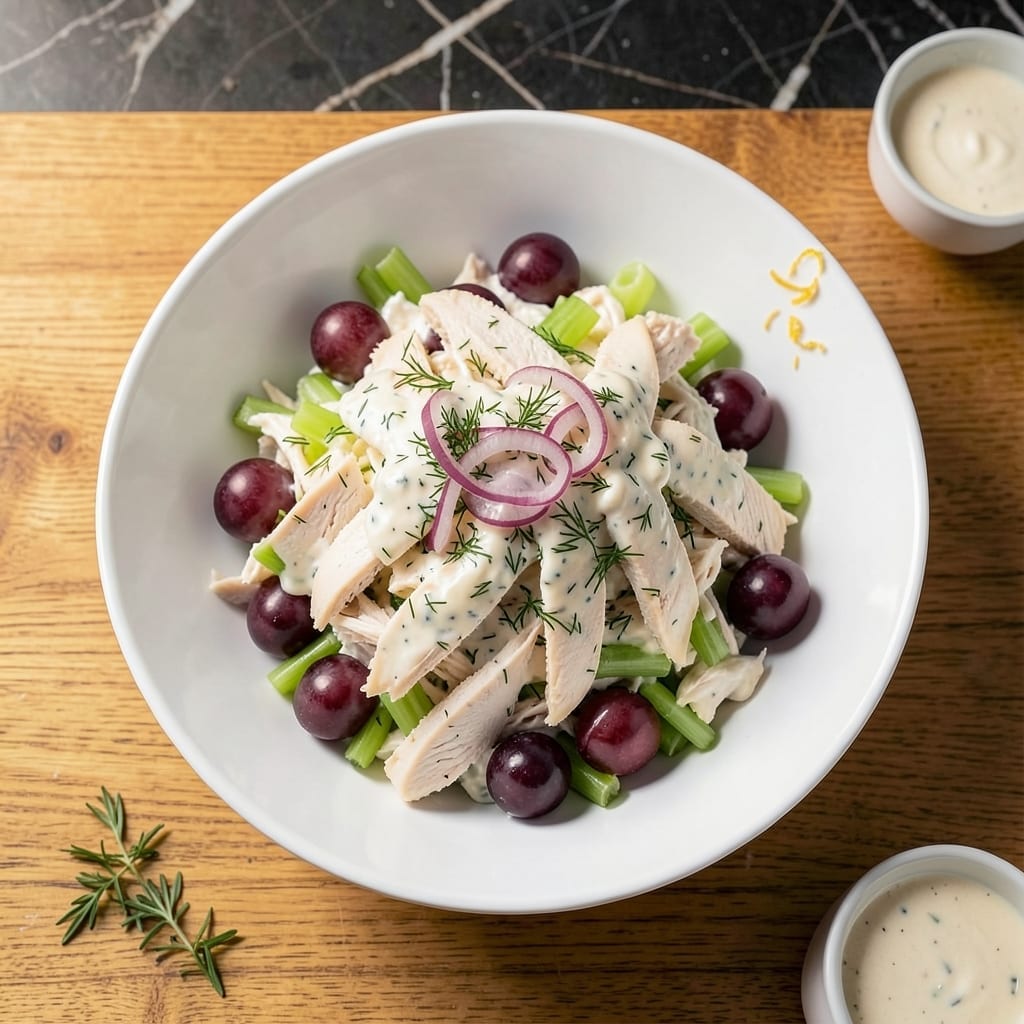 Chicken Salad Recipe With Sour Cream: Creamy Tang With Herb-Infused Crunch