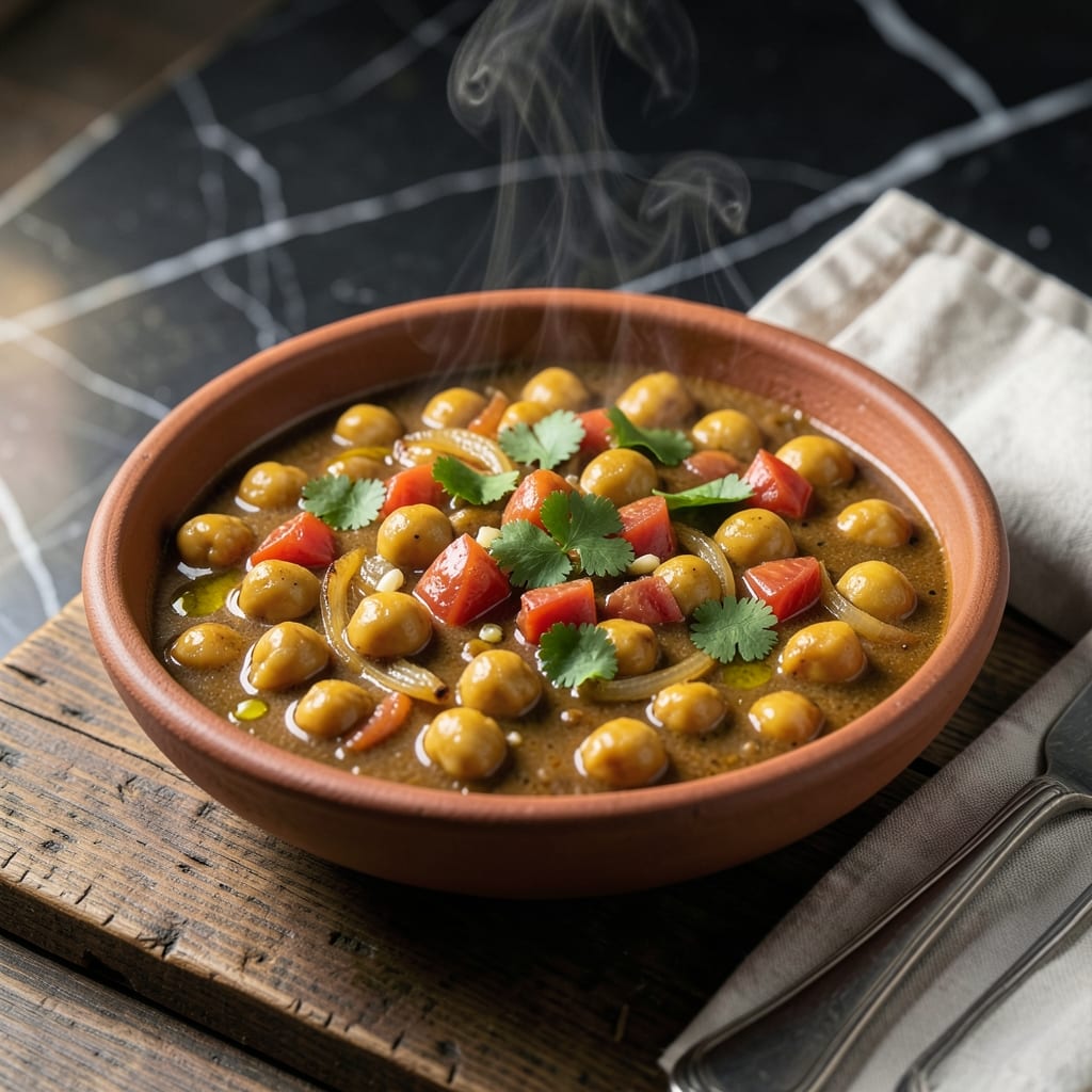 Indian Recipe Garbanzo Beans: Spiced Chickpea Curry in 30 Minutes Indian Recipe Garbanzo Beans: Spiced Chickpea Curry in 30 Minutes